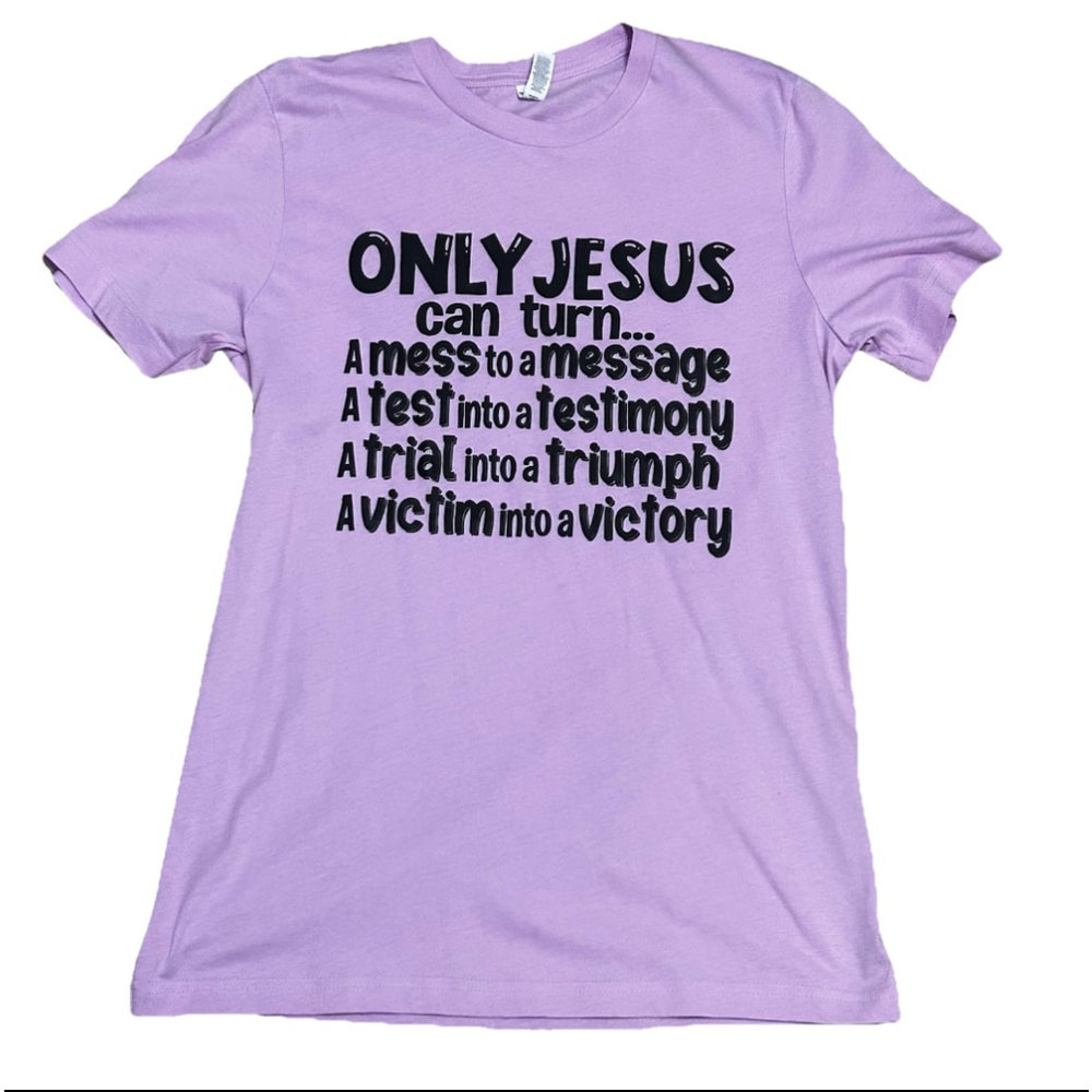 Women's Unbranded T-shirt Size M Purple
